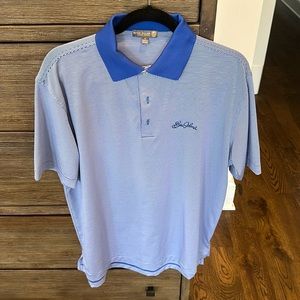 Peter Millar Summer Comfort Golf Polo, Sea Island, Size Medium